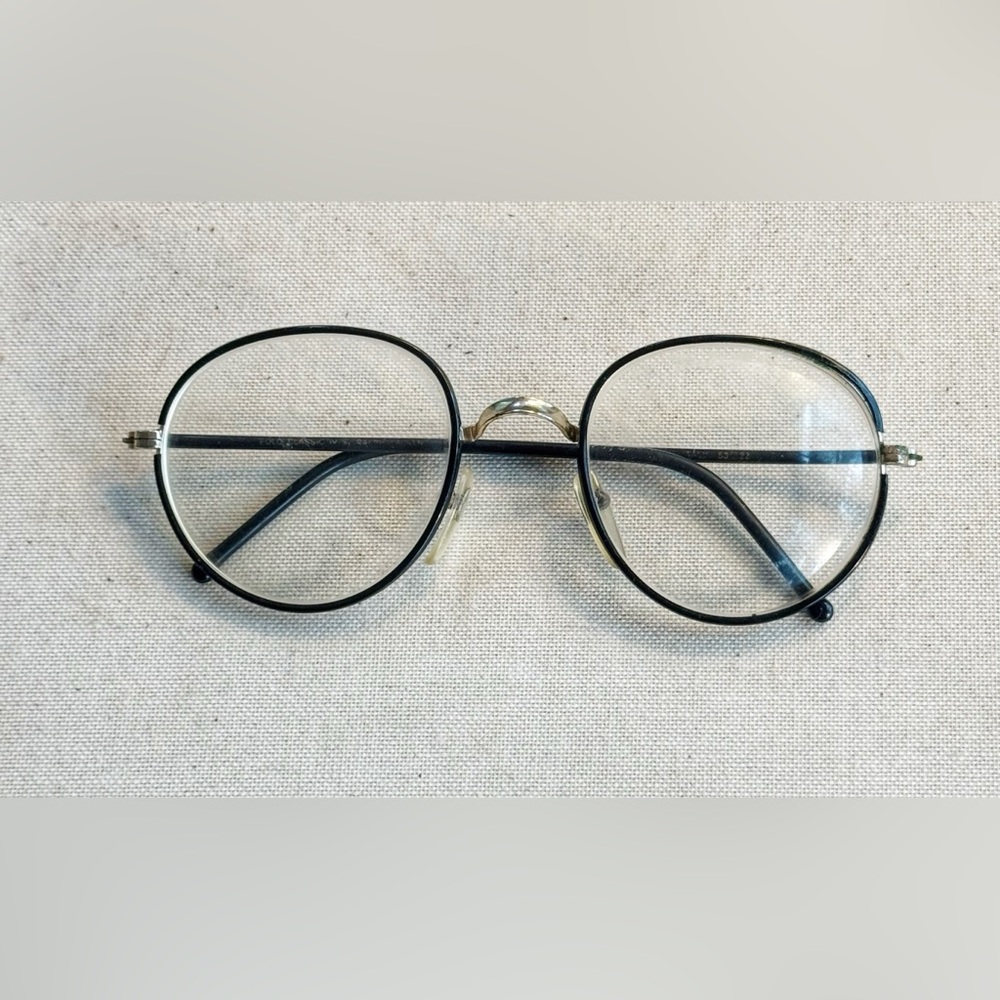 Vintage Ralph Lauren Polo Classic Black Eyeglass Frames